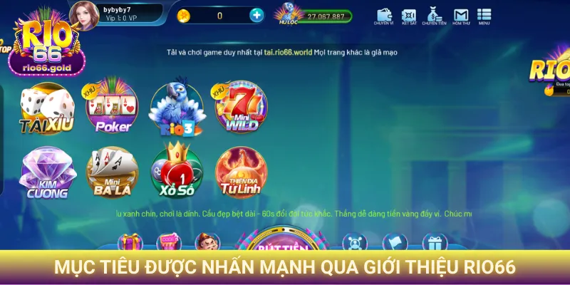 Mục tiêu được nhấn mạnh qua giới thiệu Rio66