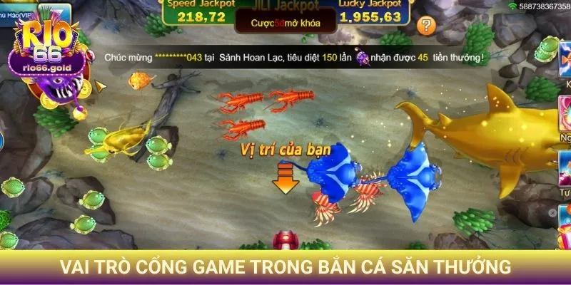 Vai trò cổng game trong bắn cá săn thưởng
