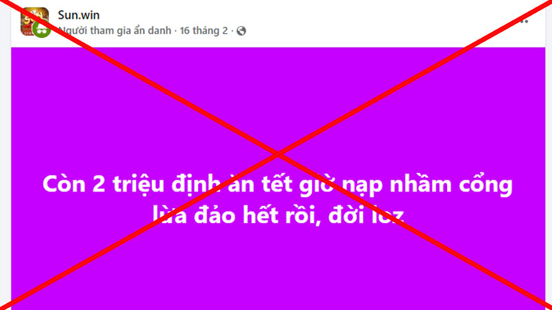 Phốt Sunwin đầy rẫy MXH